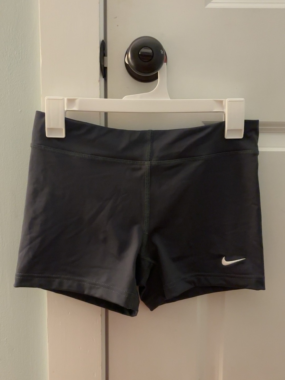 Nike Women's Grey spandex with White Swoosh